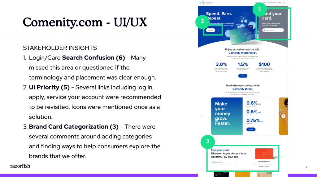 Comenity User Testing